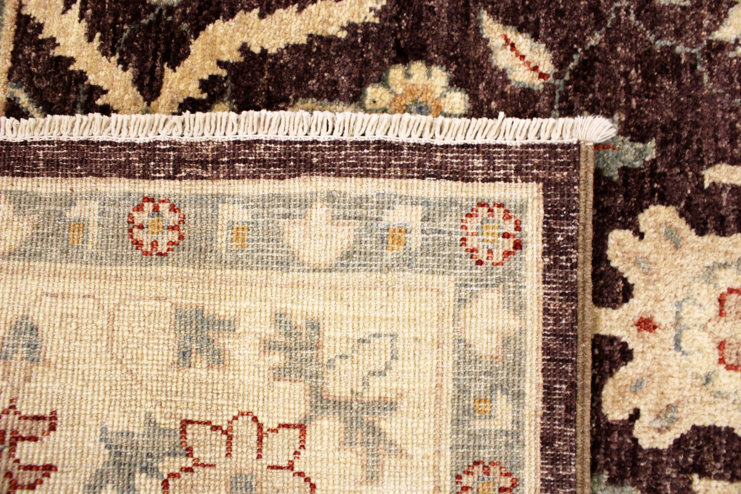 6'0 x 9'3 ft Hand knotted Oushak oriental area wool rug