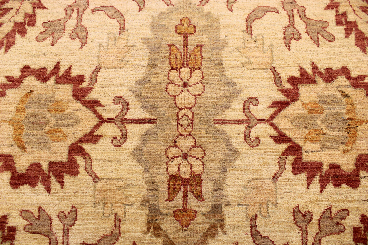 6'1 x 8'3 ft Hand knotted Oushak oriental area wool rug