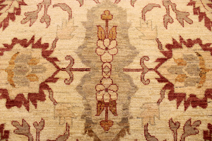 6'1 x 8'3 ft Hand knotted Oushak oriental area wool rug