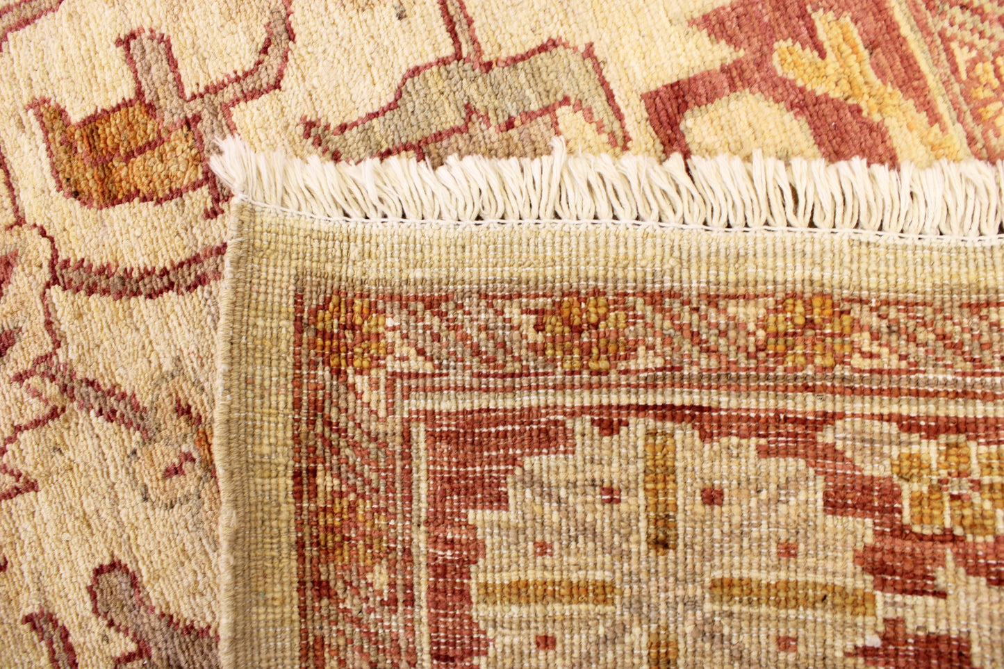 6'1 x 8'3 ft Hand knotted Oushak oriental area wool rug