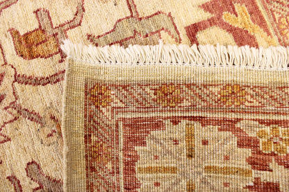 6'1 x 8'3 ft Hand knotted Oushak oriental area wool rug
