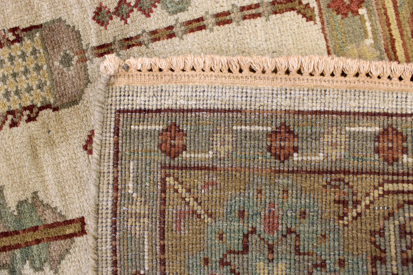 6'1 x 8'9 ft Turkish knotted Oushak oriental area wool rug