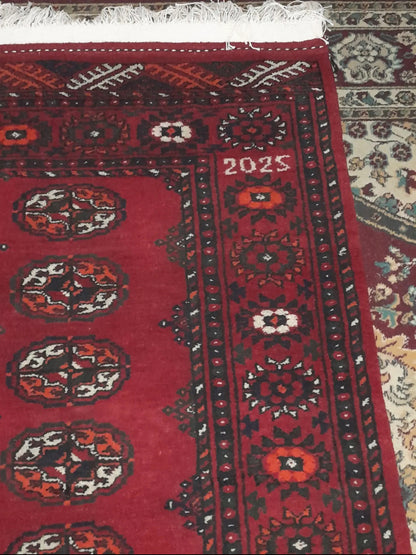 5'0 x 7'0 ft Hand knotted Bokhara custom design Turkmen rug