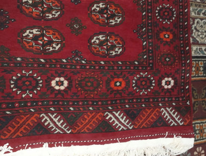 5'0 x 7'0 ft Hand knotted Bokhara custom design Turkmen rug