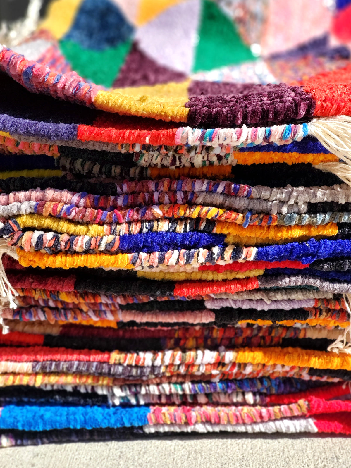 Rana Hand-Loomed Recycled Chenille Floor Mat