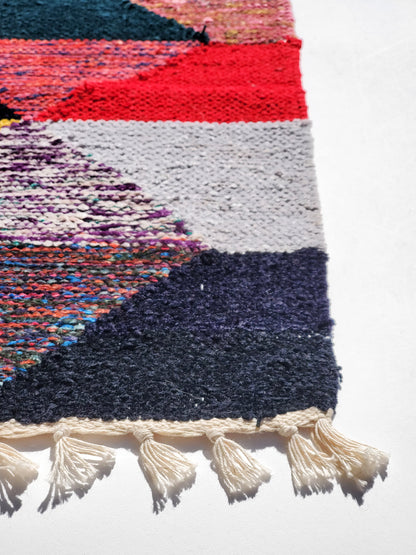 Rana Hand-Loomed Recycled Chenille Floor Mat