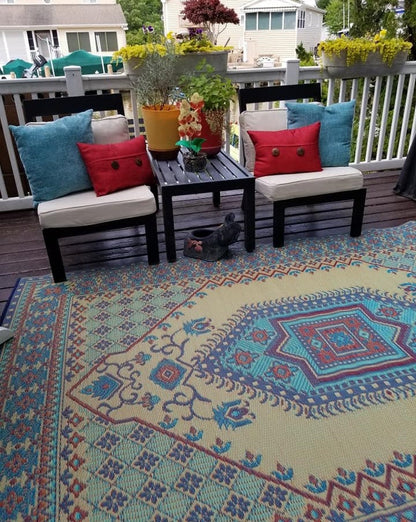 Turkish Plum Recycled Indoor/Outdoor Rug