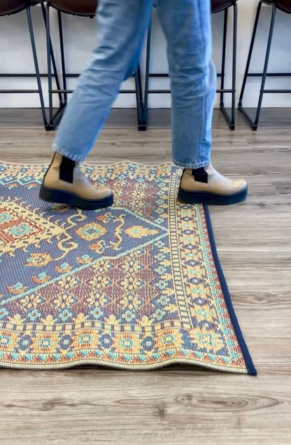 Turkish Plum Recycled Indoor/Outdoor Rug