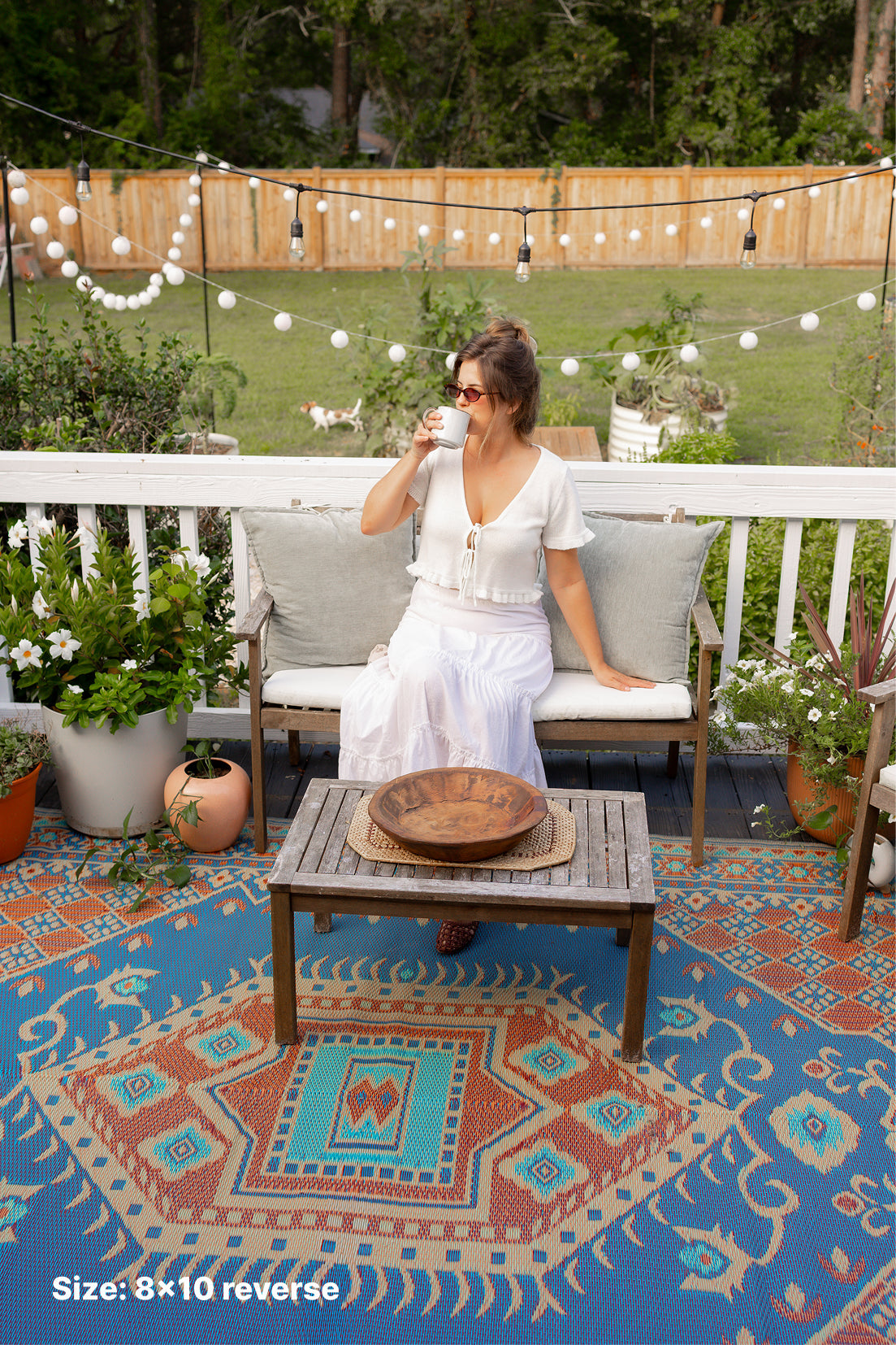 Turkish Plum Recycled Indoor/Outdoor Rug